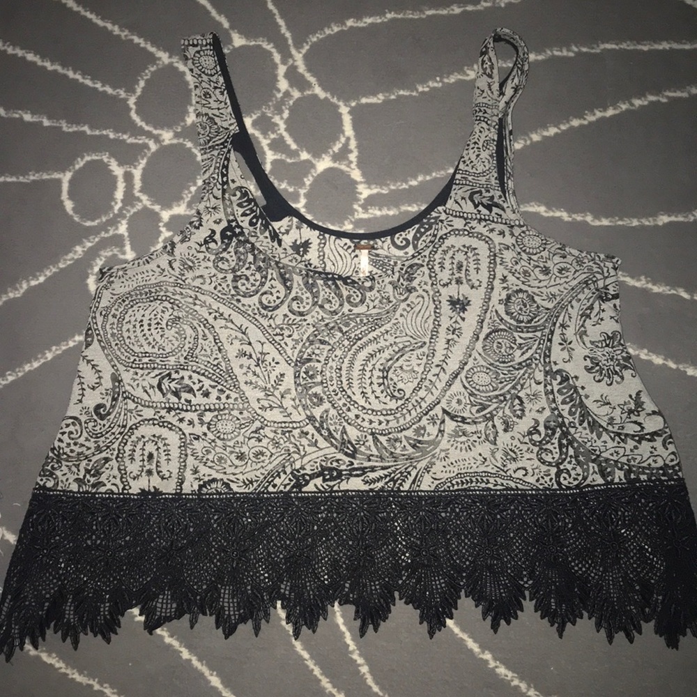 Free People paisley print tank